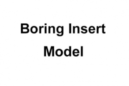 Boring Insert Model